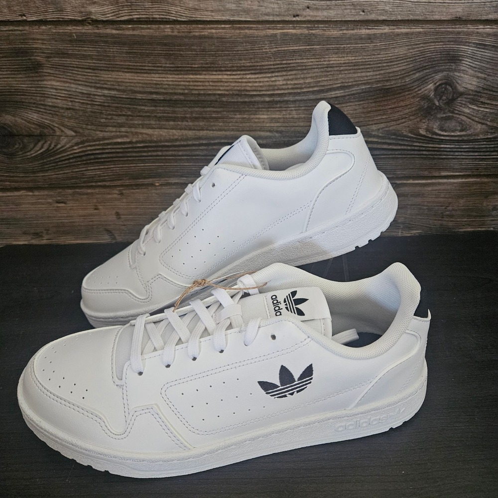 Adidas Originals NY‎ 90 Kids White Sneakers Size 7 Streetwear Clean Girl Retro